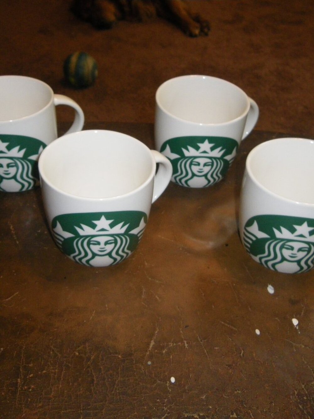 4 2017 Starbucks Classic Large Siren Mermaid Logo 14 oz. Barrel Coffee Mugs
